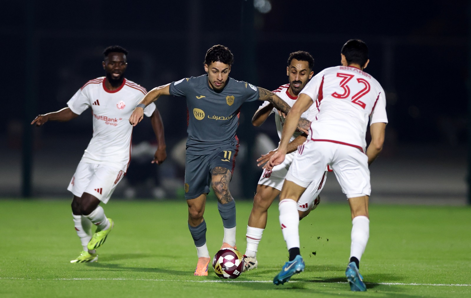 الريان يعزز صدارته بفوزه على الشمال بهدفين مقابل هدف في كأس QSL