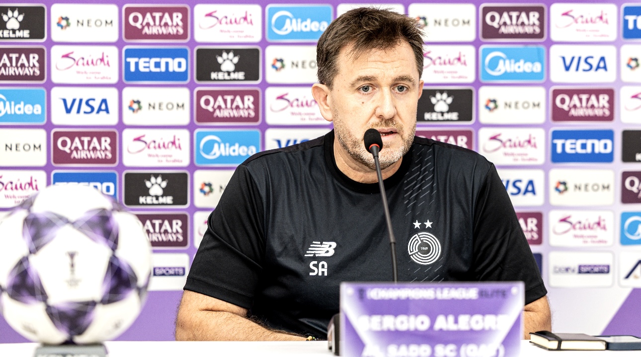 سيرجيو أليجري: السد جاهز لمواجهة الأهلي ونحتاج لجماهيرنا&nbsp;