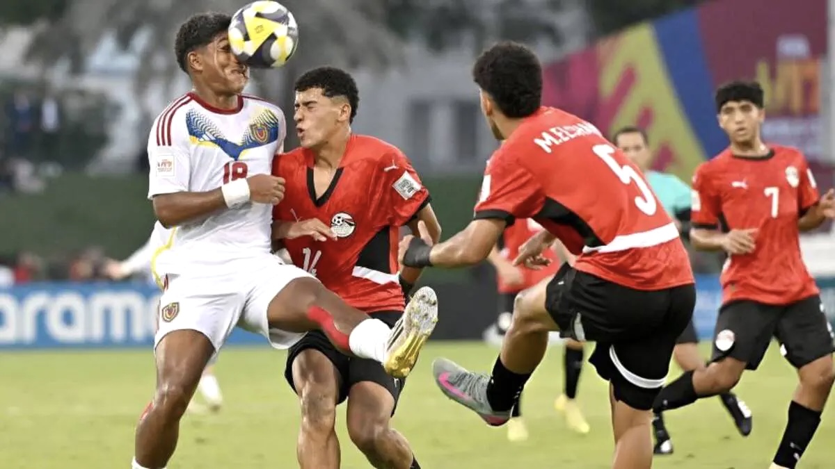 في الجولة الخامسة لمونديال الناشئين ..فوز كاسح لمنتخب انكلترا وتعادل ثمين لمنتخب مصر