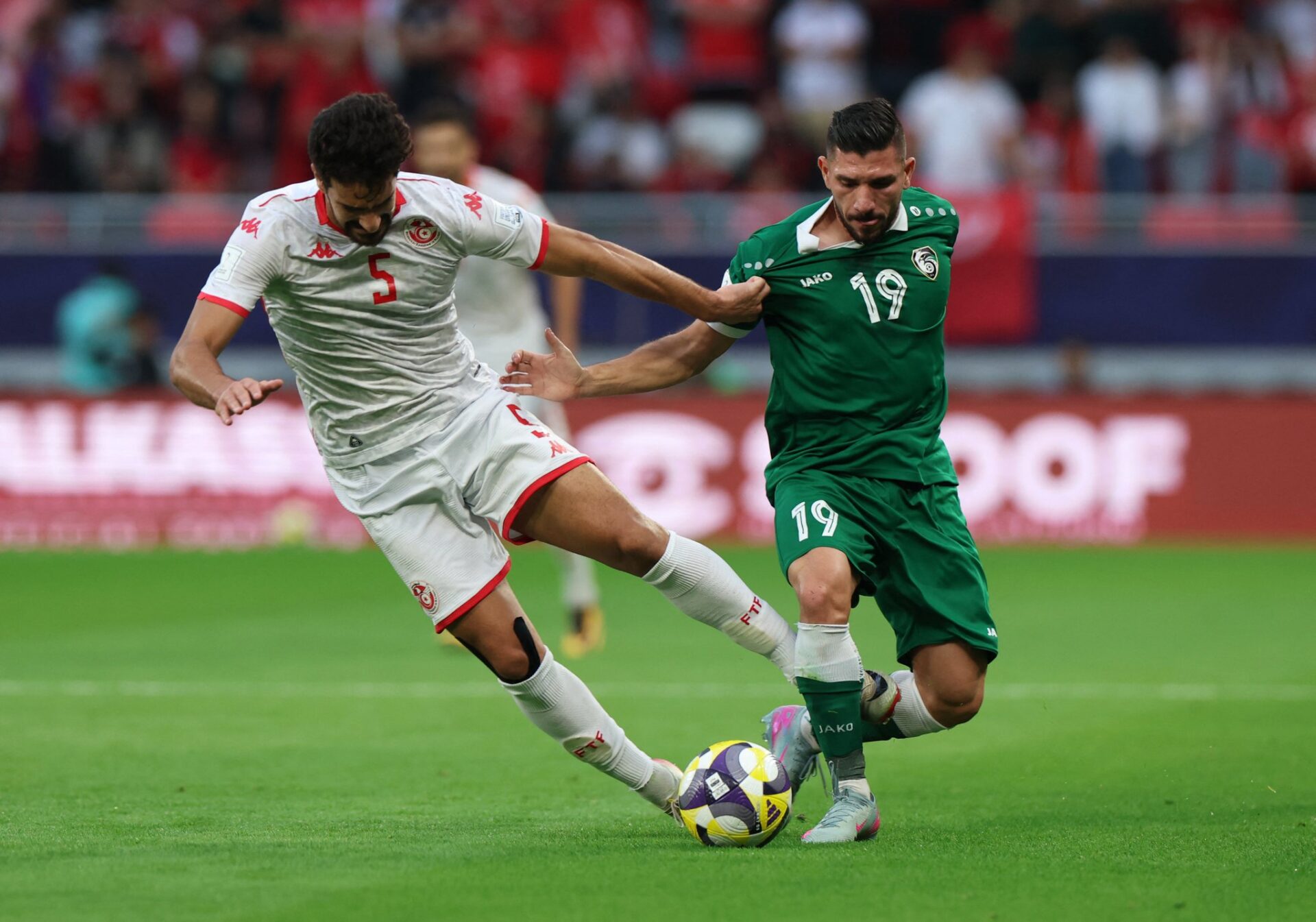 المنتخب السوري يفتتح مشواره في كأس العرب بالفوز على نظيره التونسي بهدف نظيف