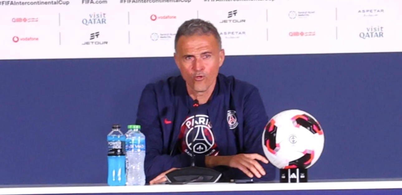 لويس إنريكي مدرب باريس سان جيرمان : سعيد بالقدوم الى قطر مجدداً ونهائي الغد سيكون محتدماً ومثيراً&nbsp;