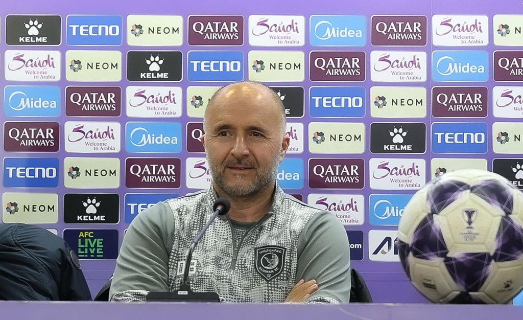 جمال بلماضي: نسعى لتحقيق الفوز أمام تراكتور لتعزيز حظوظنا في بلوغ ثمن النهائي