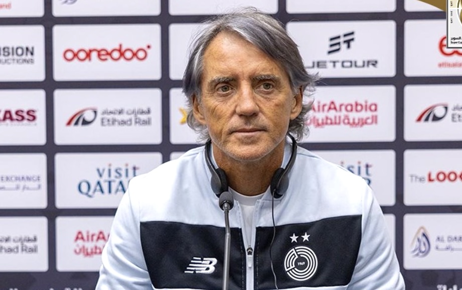 مانشيني مدرب السد : جاهزون للقاء شباب الأهلي الإماراتي لنيل درع السوبر غداً