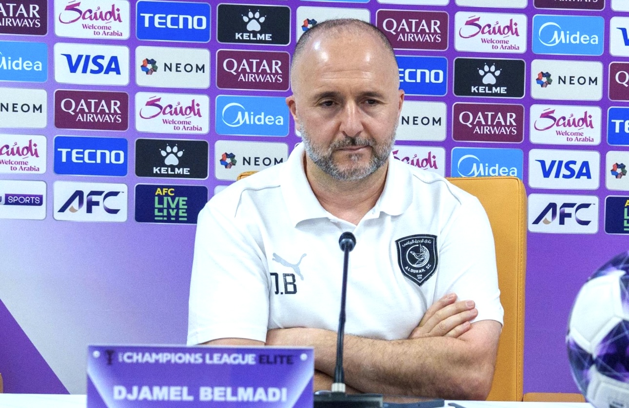 جمال بلماضي: نتطلع للظهور بالصورة المطلوبة وتحقيق النتيجة المرجوة أمام الشارقة جمال بلماضي: نتطلع للظهور بالصورة المطلوبة وتحقيق النتيجة المرجوة أمام الشارقة