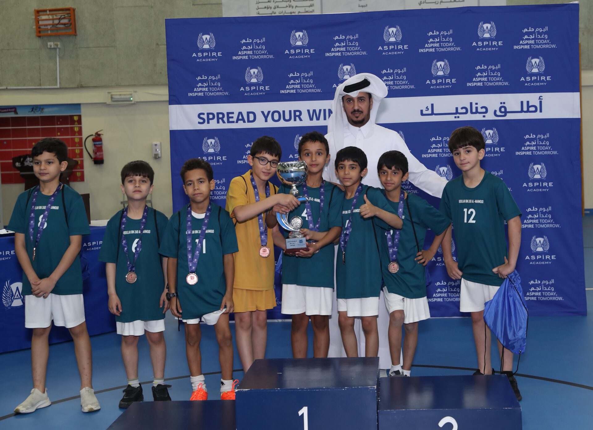 أكاديمية أسباير تسدل الستار على النسخة الثانية من بطولة &ldquo;أطلق جناحيك&rdquo; لكرة القدم