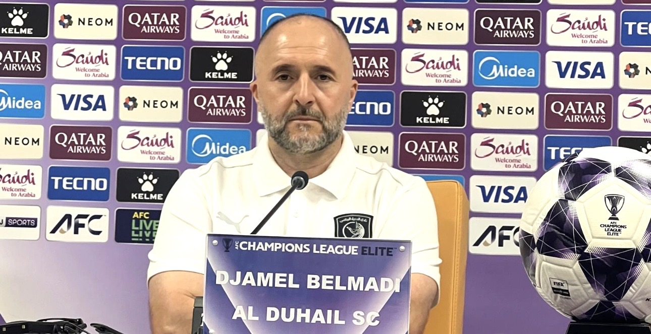 جمال بلماضي: تنتظرنا مواجهة قوية والفوز هدفنا الوحيد أمام العربي&nbsp;