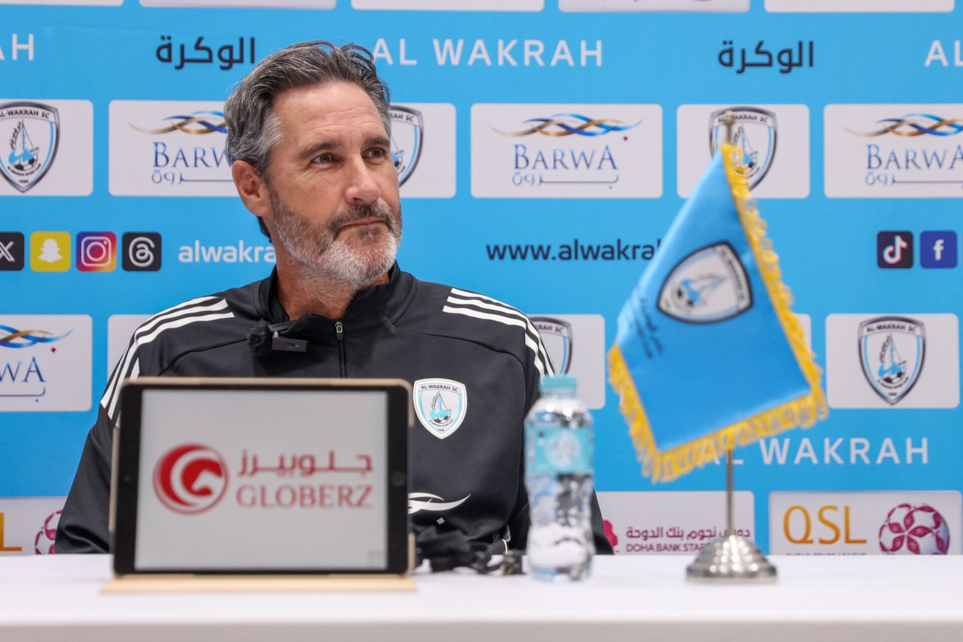 فيسنتي مورينو مدرب الوكرة : نتطلع لفوز جديد أمام الأهلي لتحسين موقعنا في الدوري