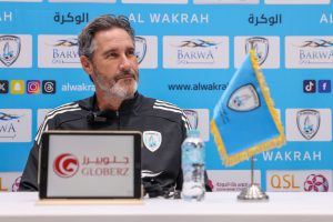 فيسنتي مورينو مدرب الوكرة : نتطلع لفوز جديد أمام الأهلي لتحسين موقعنا في الدوري