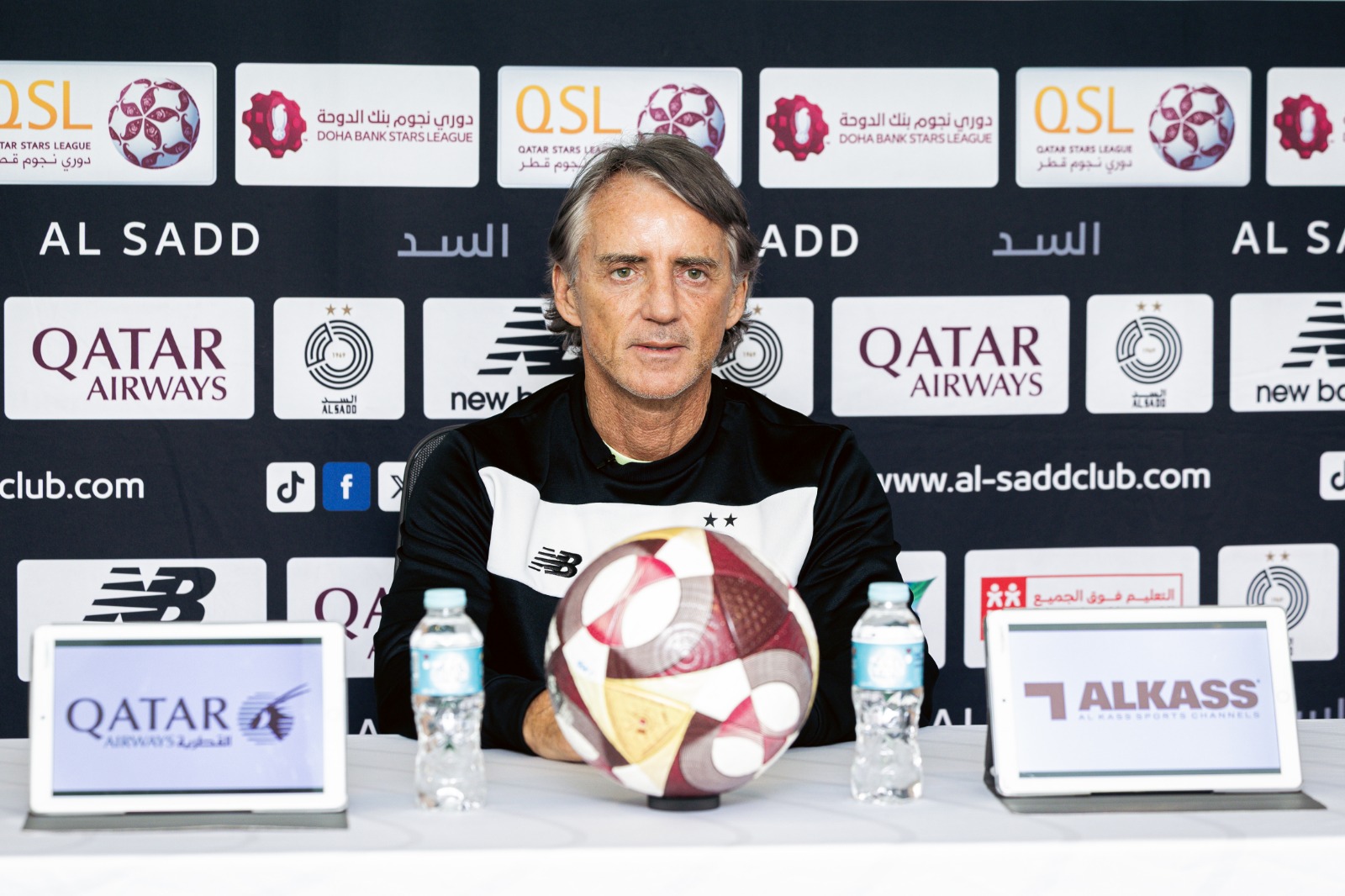 روبرتو مانشيني : لاعبونا متحفزون لمواجهة الريان من أجل الفوز&nbsp;