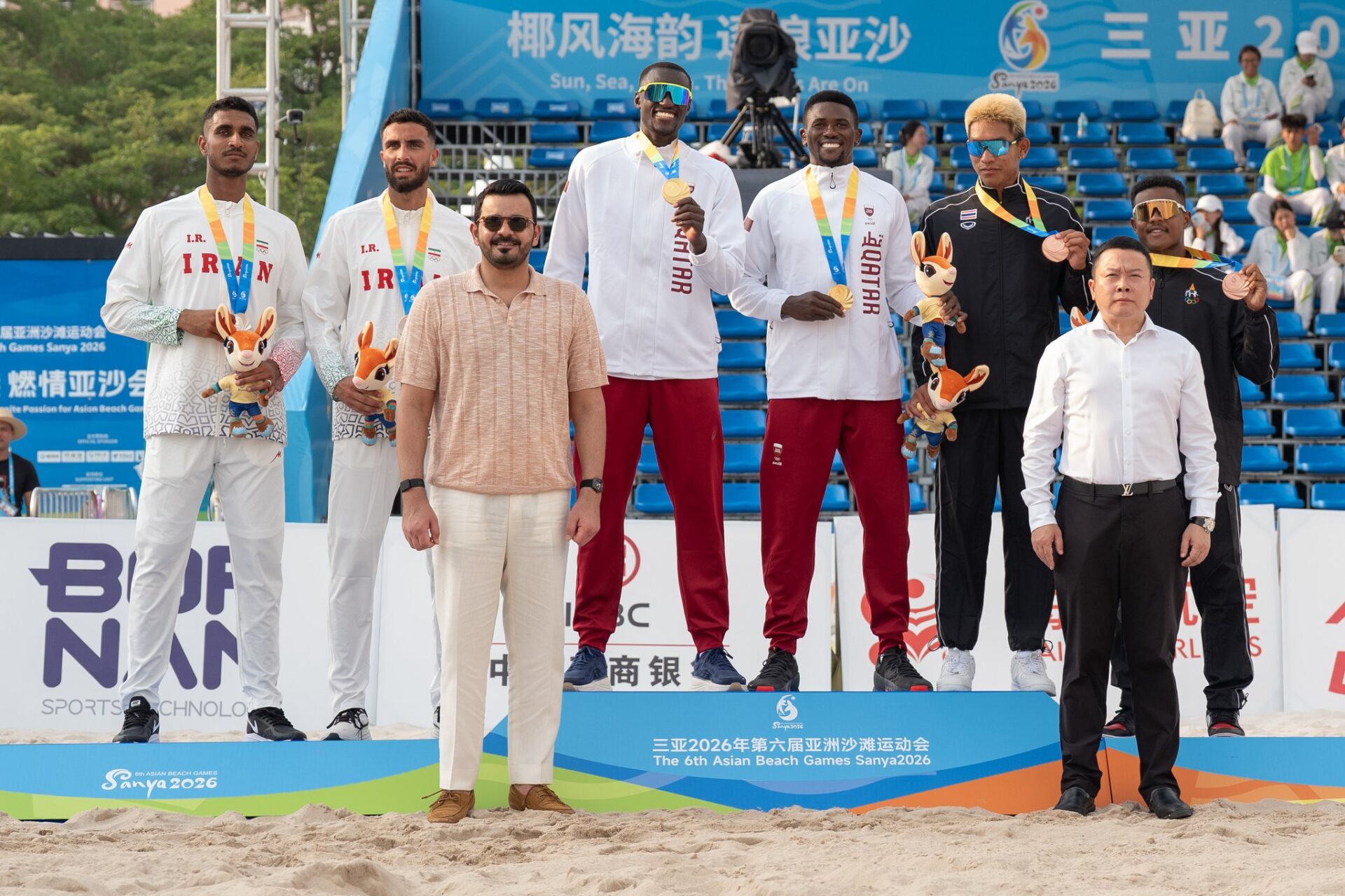 &rlm;رئيس المجلس الأولمبي الآسيوي يتوج أبطال الكرة الطائرة الشاطئية في &ldquo;سانيا 2026&rdquo;