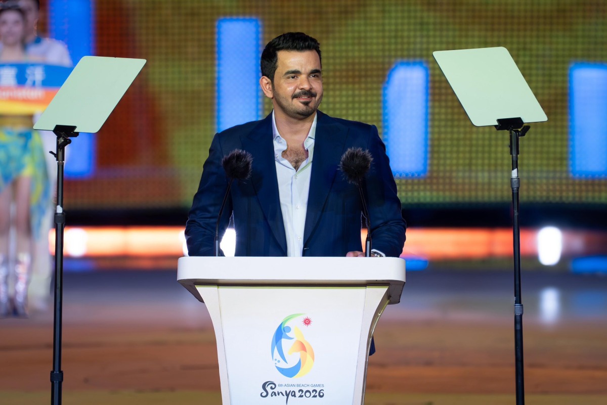 سعادة الشيخ جوعان بن حمد آل ثاني يعلن اختتام دورة الألعاب الآسيوية الشاطئية السادسة ويصفها بالاستثنائية