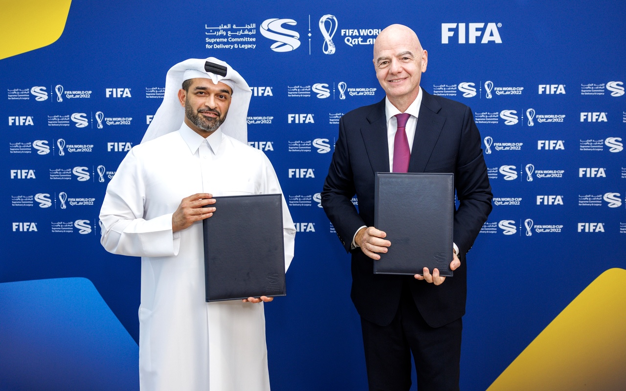 كوادر اللجنة العليا للمشاريع والإرث تشارك في تنظيم كأس العالم 2026&nbsp;&nbsp;