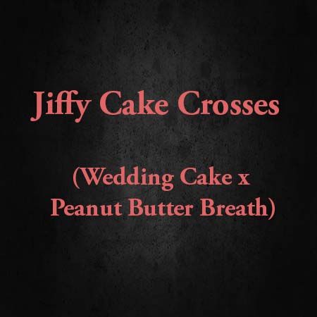 Jiffy Cake Crosses (Wedding Cake x Peanut Butter Breath)