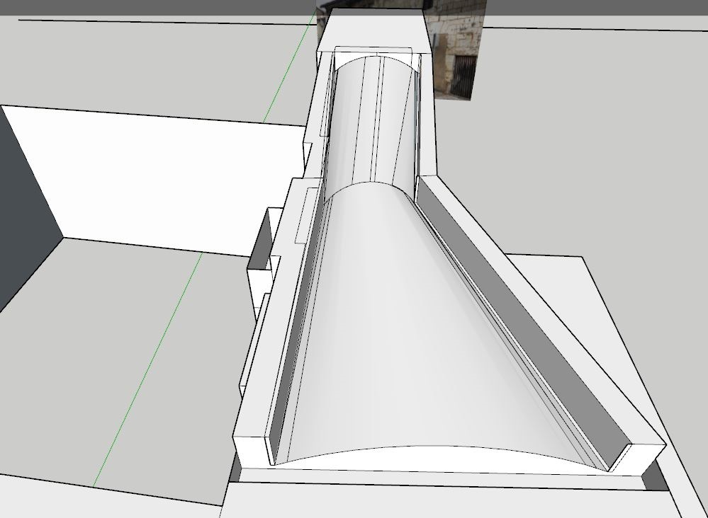 Modélisation du volume voûté à réaliser