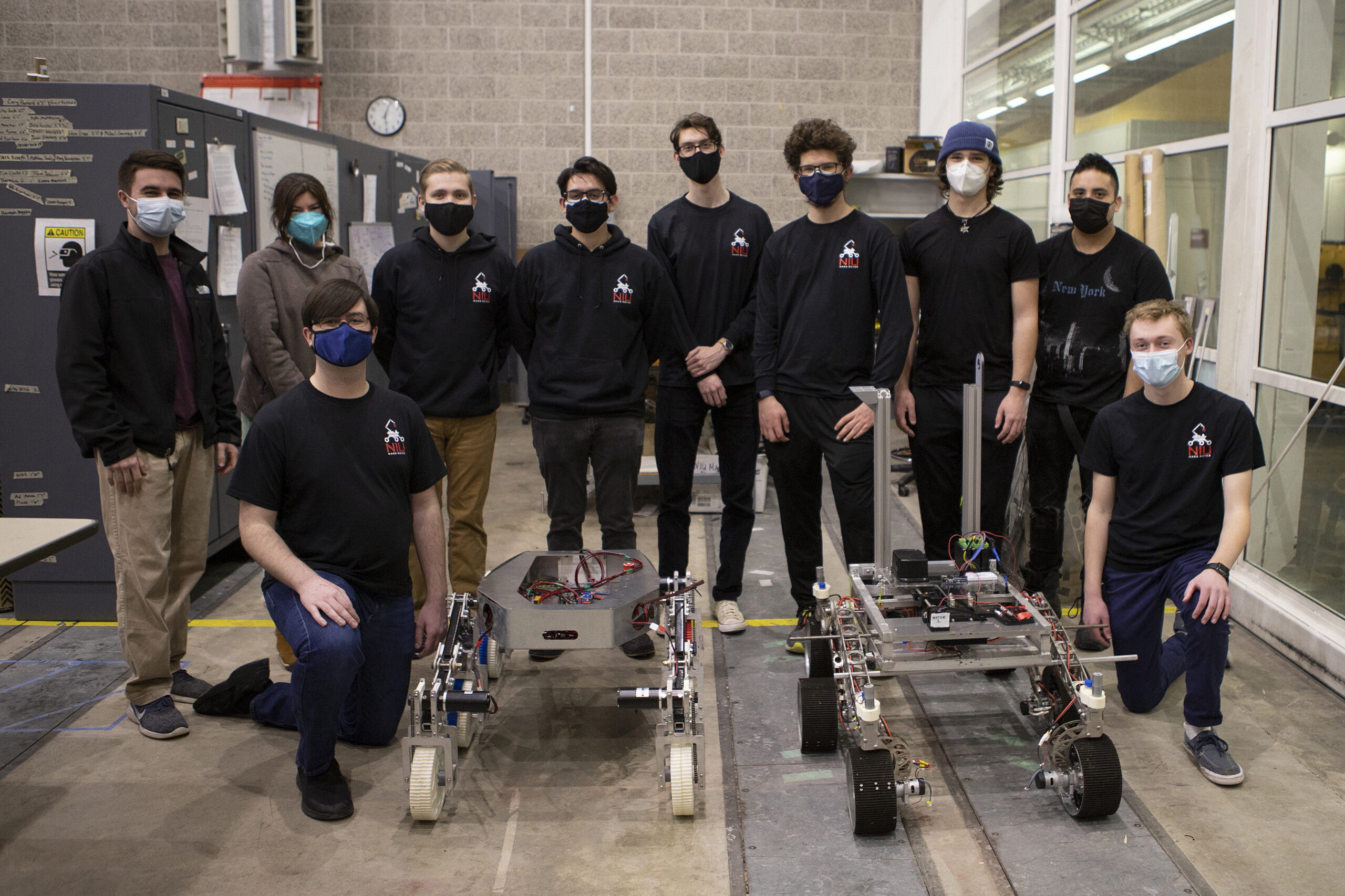 NIU Mars Rover Team Maker Faire Yearbook Photo