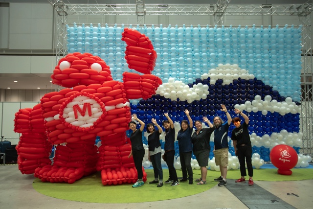 Bubble Mural - Maker Faire Miami
