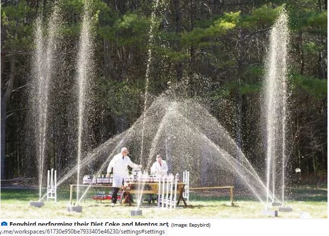 Diet Coke and Mentos Geyser Extravagana Additional Photo
