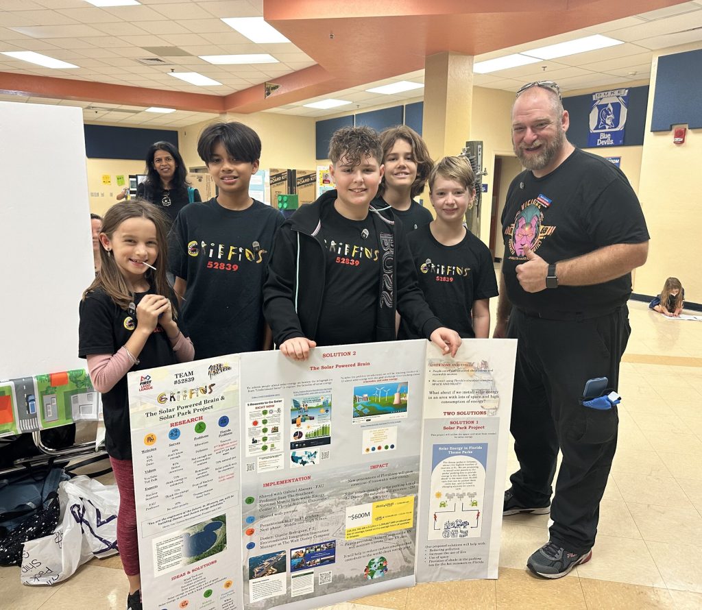 FLL Griffins Team 52839 - Maker Faire Palm Beach