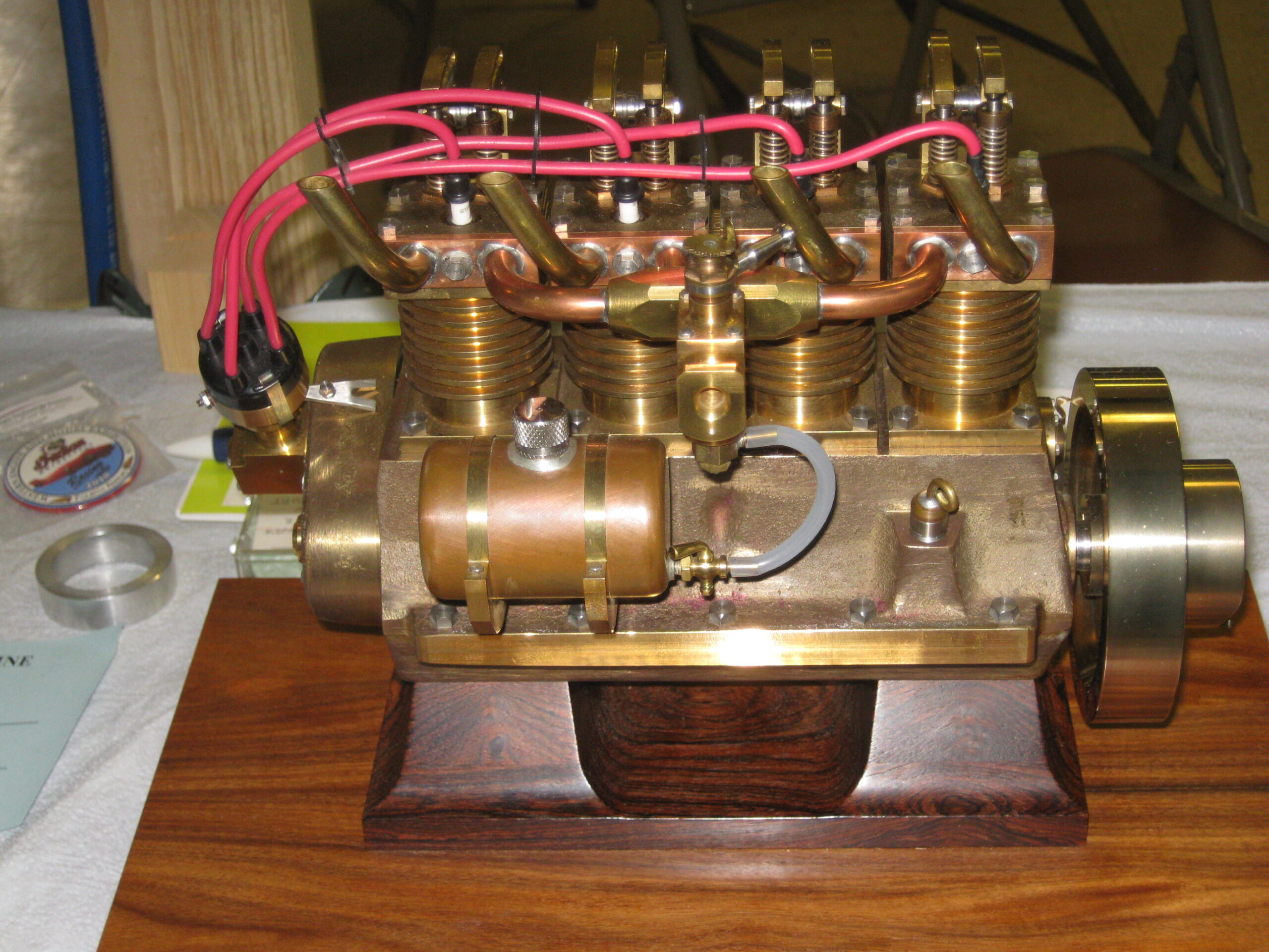 Scale model running internal combustion and steam engines Additional Photo