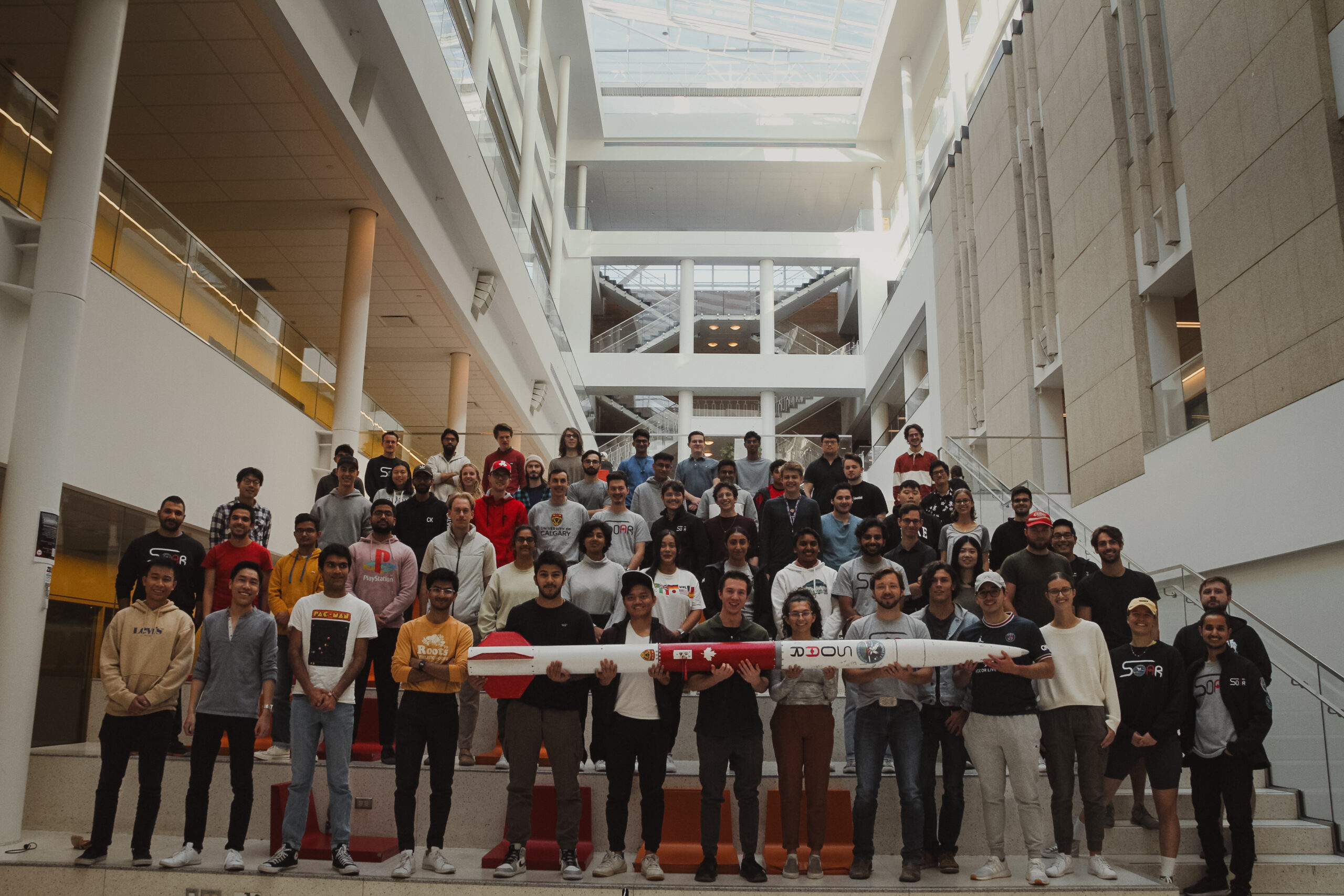 Student Organization for Aerospace Research Maker Faire Yearbook Photo