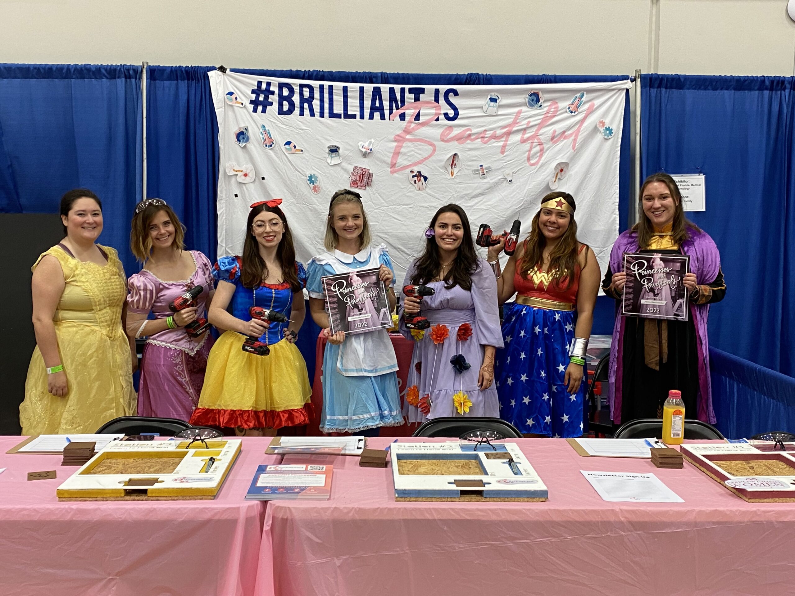 Princesses with Powertools: Learn to Hand Drill - Maker Faire Long Island
