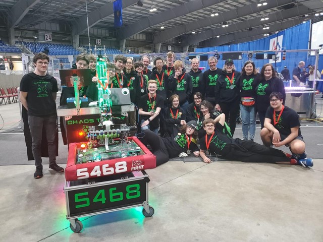 Summit High School Robotics Team Chaos Theory  - Maker Faire Yearbook Photo