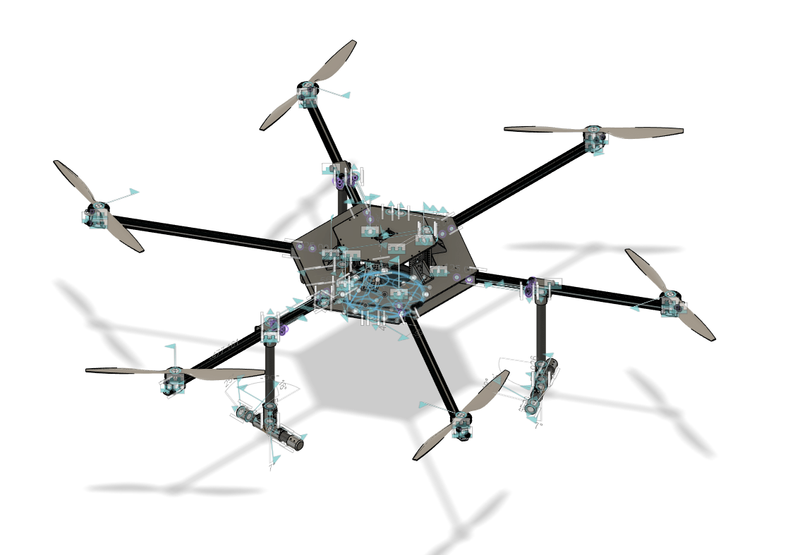 UAVs@Berkeley AUVSI SUAS 2023/2024 Competition Drone Additional Photo