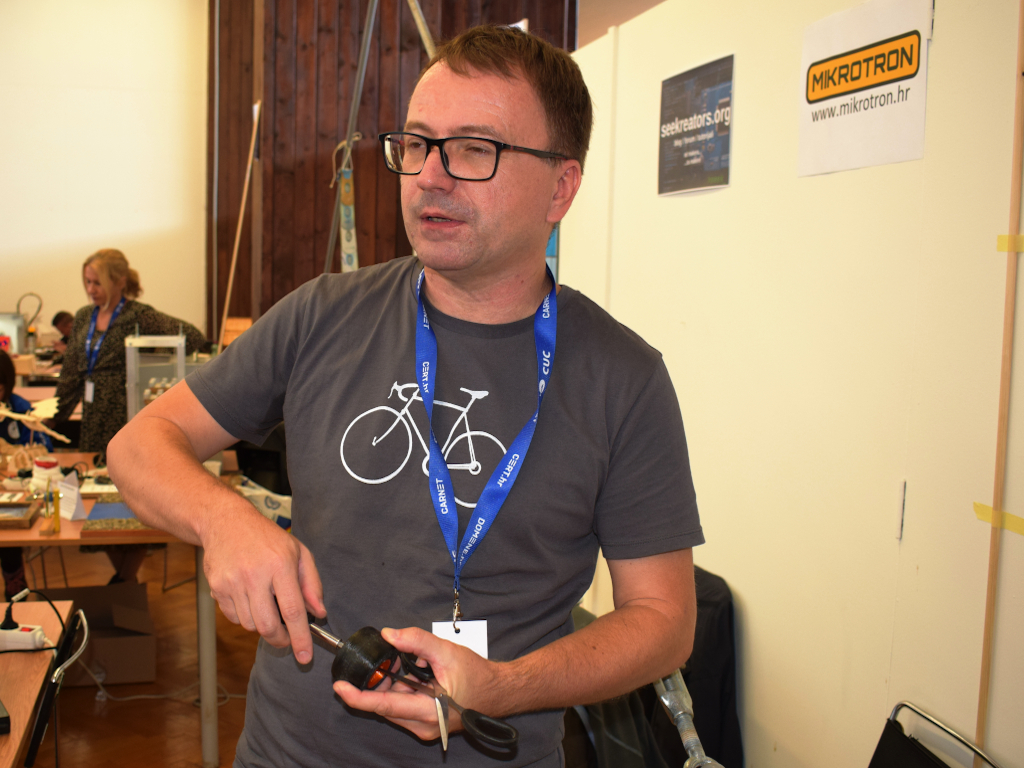 Tomislav Preksavec Maker Faire Yearbook Photo