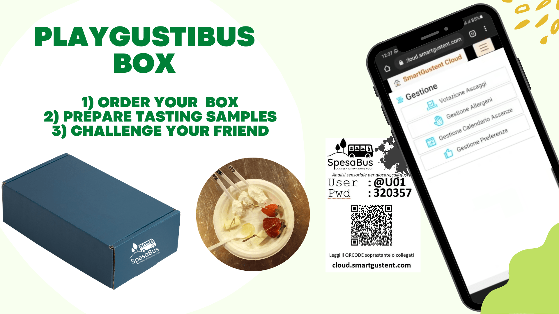 Spesabus - PlayGustibus Box - Maker Faire