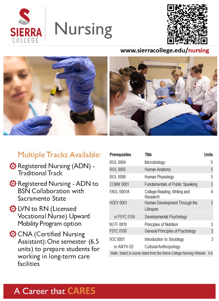 Sierra College Nursing Department Maker Photo
