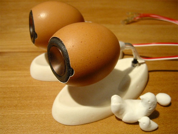 Eggshell speakers