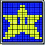 Mario star pattern