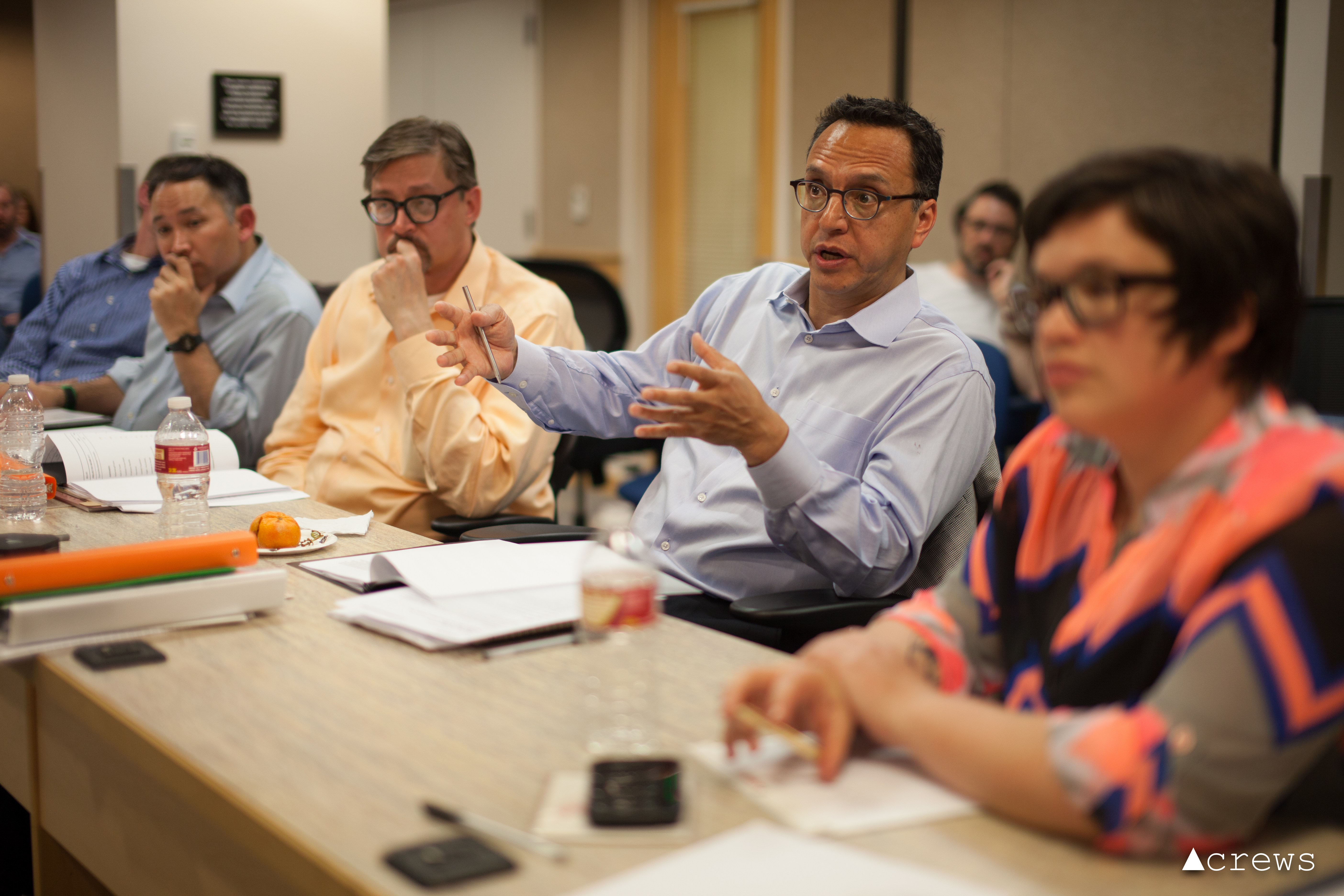 Spaceworks Fish Tank Panel for small business pitch event