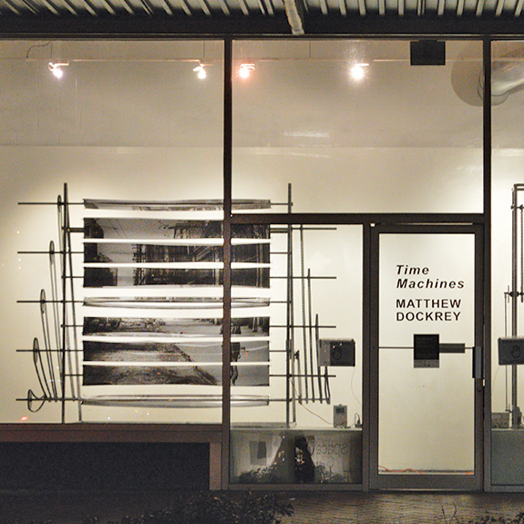 Matthew Dockrey / Time Machines / located at Woolworth windows