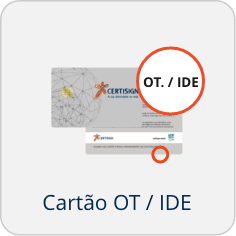 Exclusão de certificado digital com Cartão Oberthur OT./IDEMIA. | Foto do Cartão Oberthur OT./IDEMIA. | Certificação Digital | Blog da CertiSign