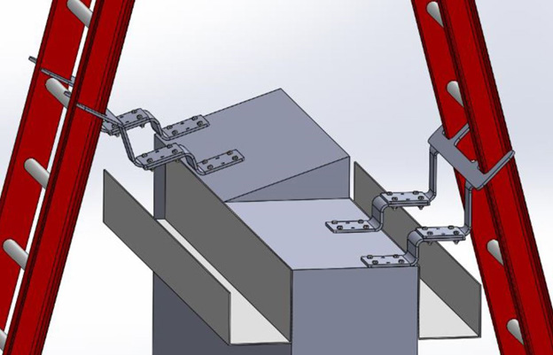 Smart Ladder Rest Extension Diagram