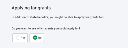 Applying for grants