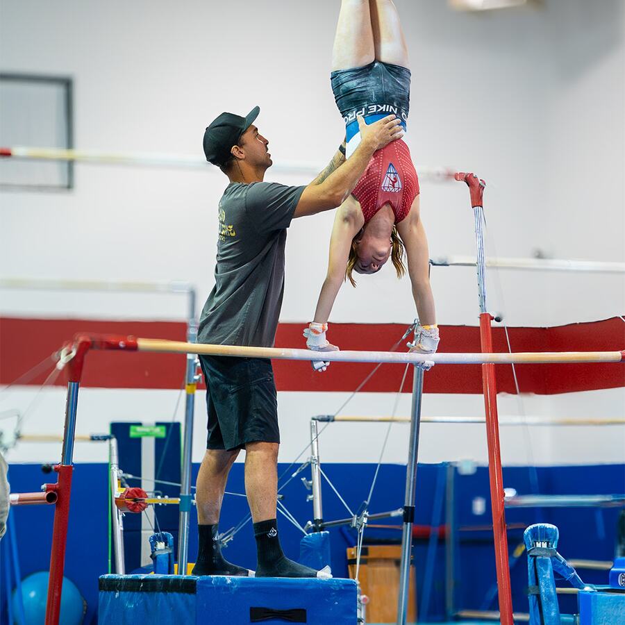 Competitive Team gymnast at Bailey's Sports