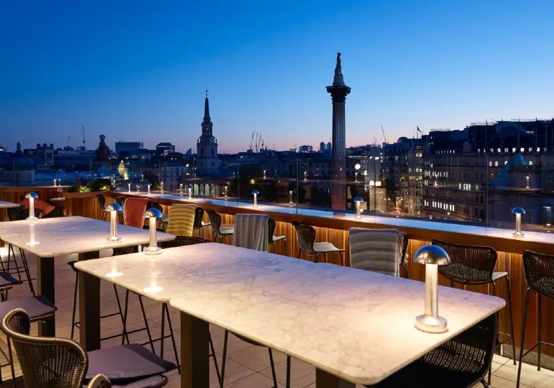 The rooftop for a first date