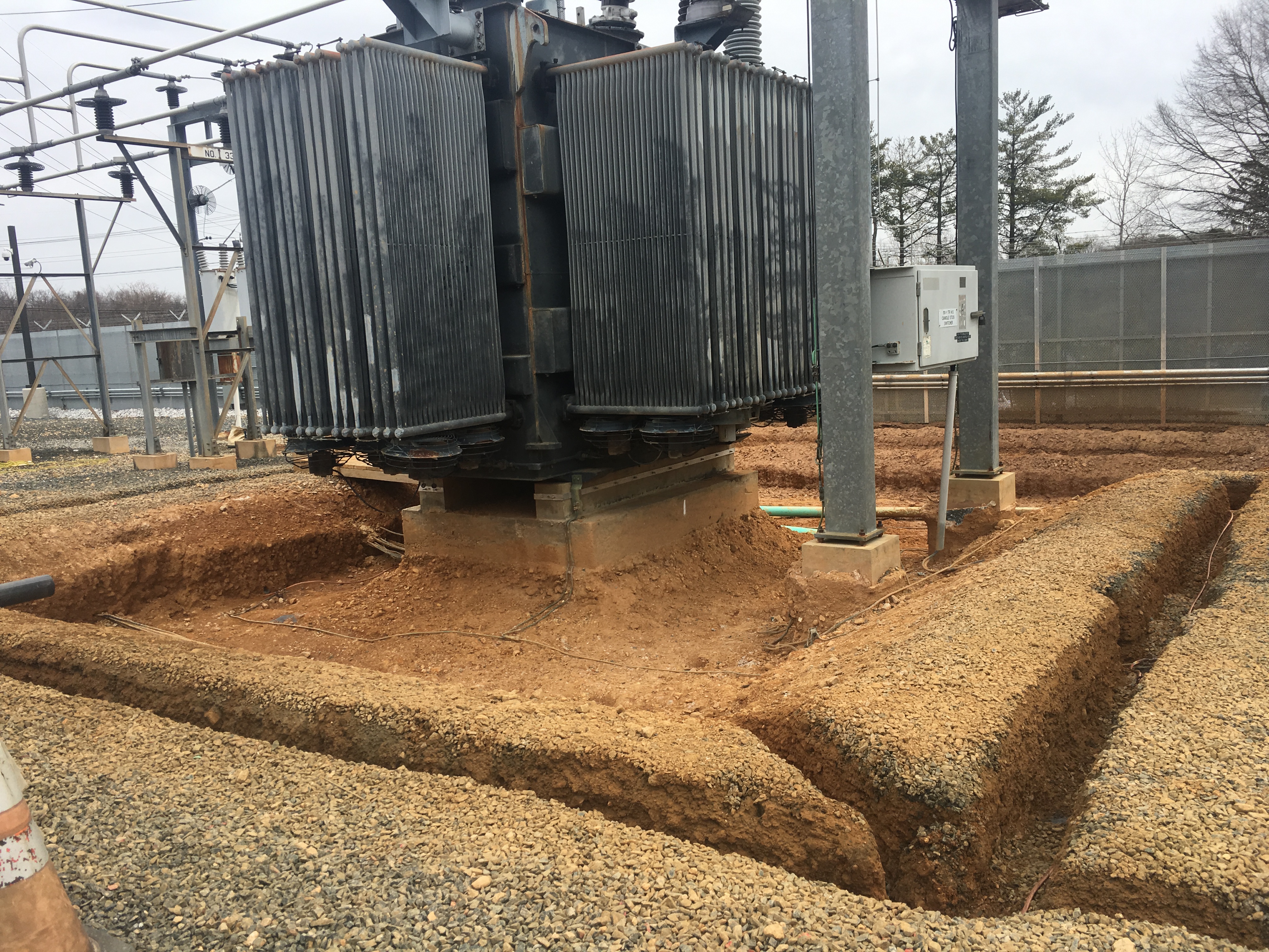 Trenching to assist in the locating of underground utilities