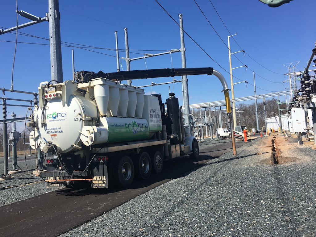 Hydro Excavation for foundation holes