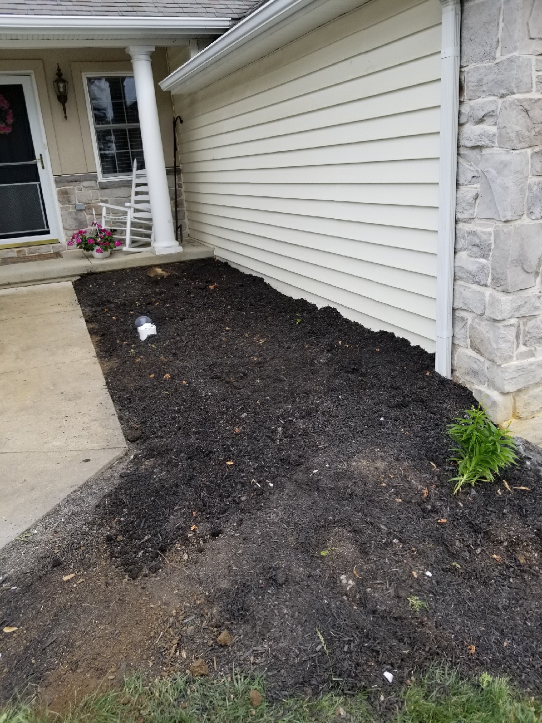After: Assisted in safely digging and shoring the area for the plumber to repair the break with minimal damage to the homeowner’s property.