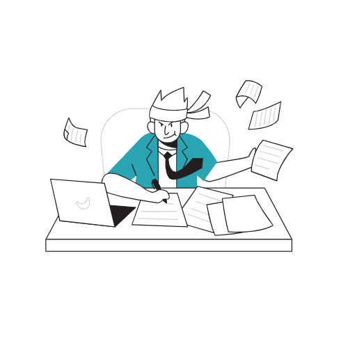 Fast Working Illustration