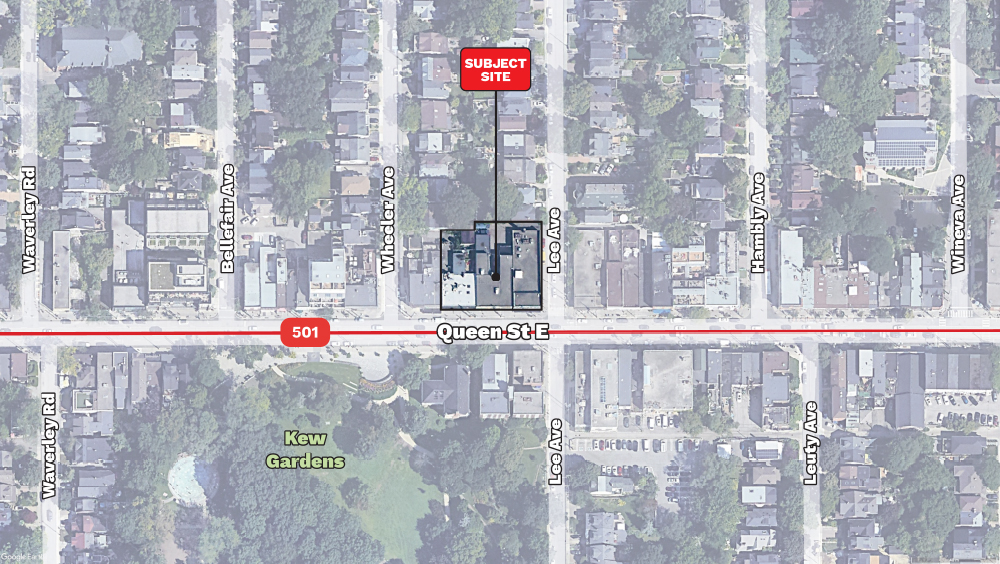 2040 Queen East Map 