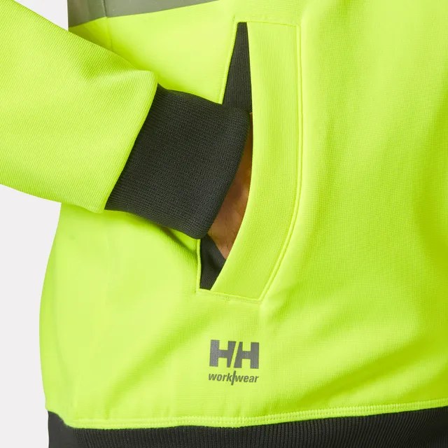 Addvis Hi Vis Zip Hoodie - Image 3