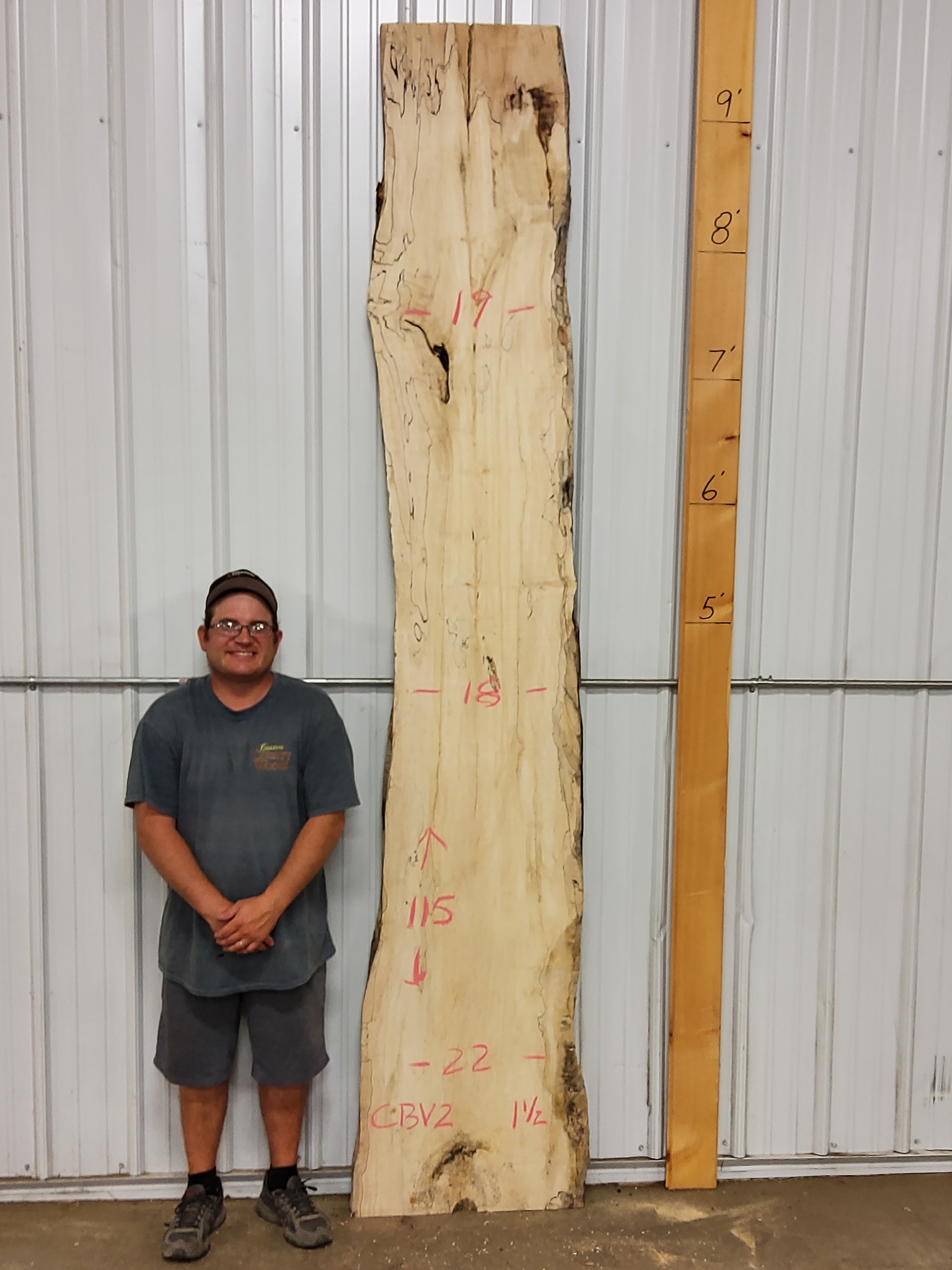 Hard Maple (Spalted) SKU-CBV2