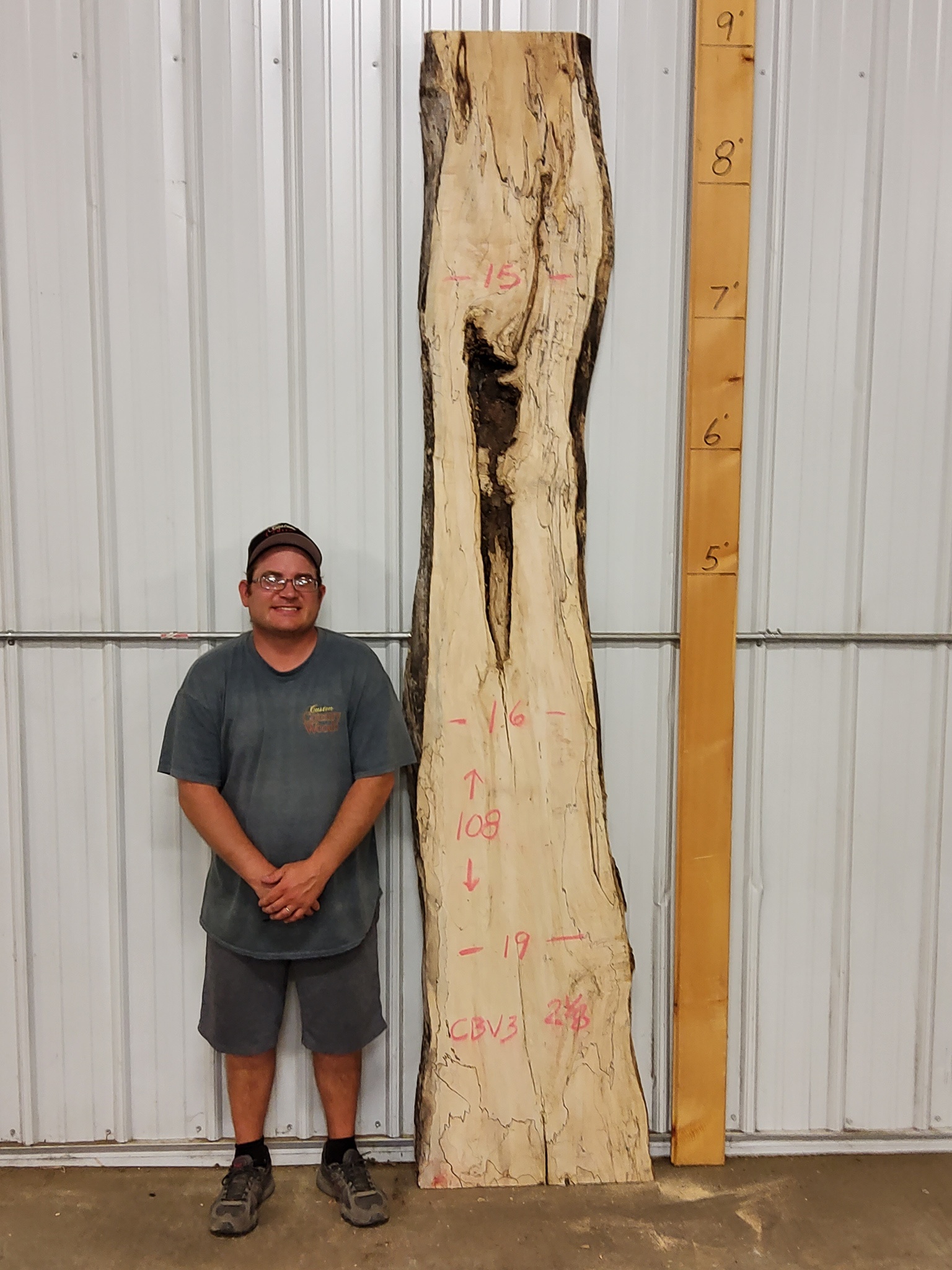 Hard Maple (Spalted) SKU-CBV3