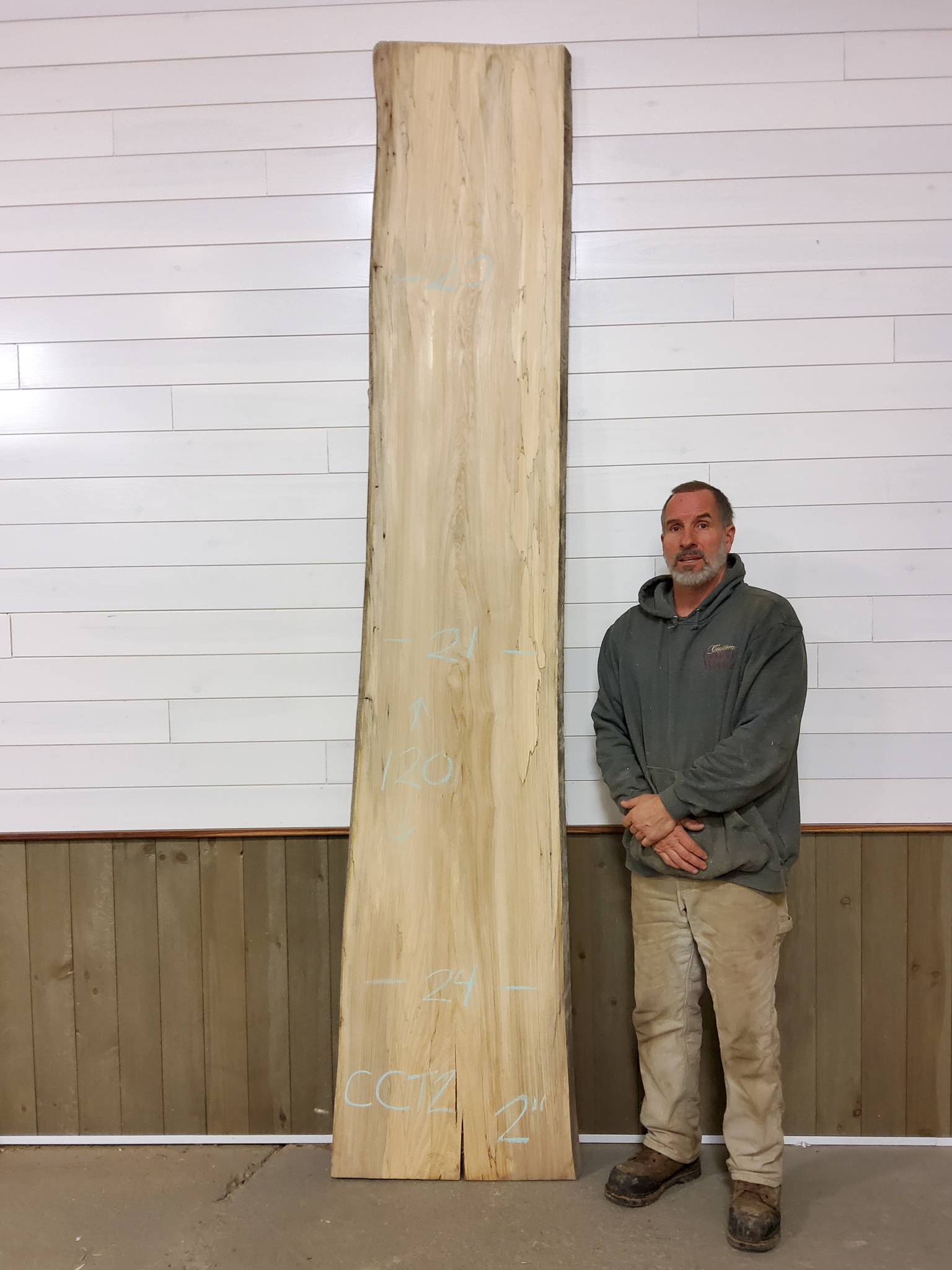 Grey Elm (Spalted) SKU-CCT2