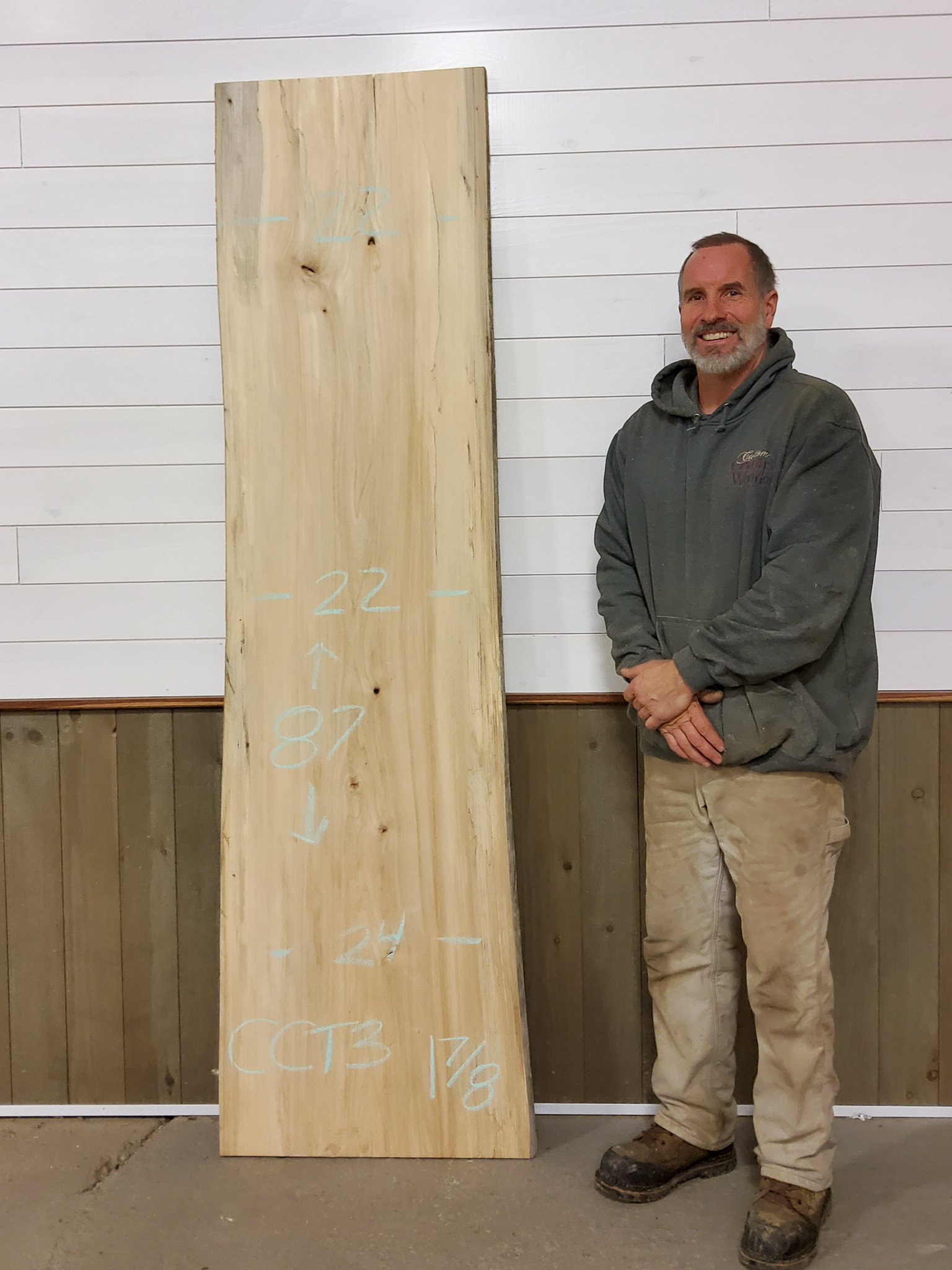 Grey Elm (Spalted) SKU-CCT3