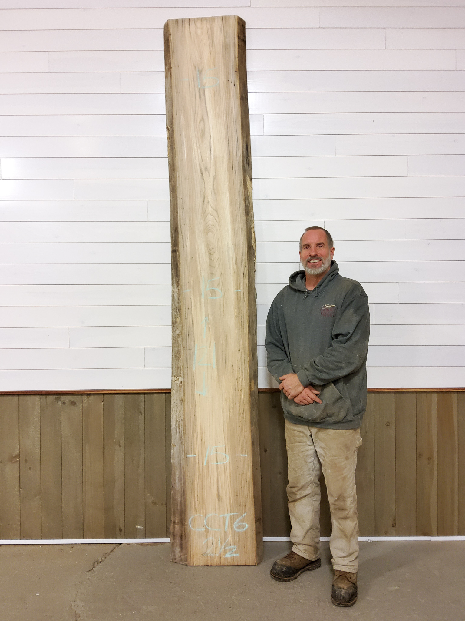 Grey Elm (Spalted) SKU-CCT6